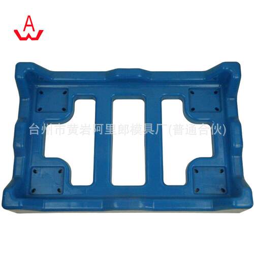 平板折叠手推车塑料模具拼接平板车模具运输手拉车塑料工具车模具