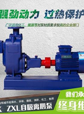 直销自吸式清水泵电动卧式自吸离心泵ZX40-6.3-32抽水泵