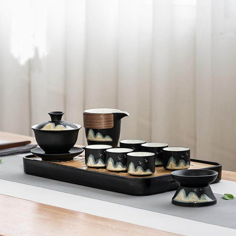 茶功夫具套装轻奢家用陶瓷泡茶杯茶盘盖碗简约高端办公室喝茶新款,智能设备,其他智能设备,淘宝优惠券,粉丝福利购,淘宝优惠卷