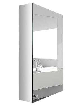 OQ5M不锈钢浴室镜柜收纳吊柜40CM小户型卫生间厕所挂墙式储物