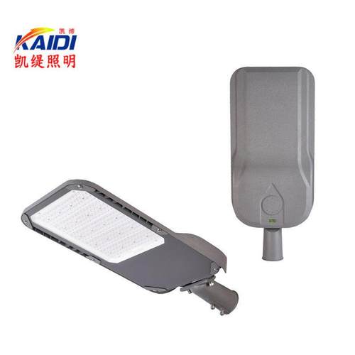 LED路灯头工程外贸可调节200W压铸铝光控7针NEMA接头街道灯