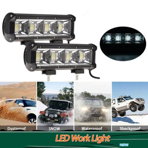 新款汽车LED64LED192W防水高亮工作灯长条灯改装车灯检修灯