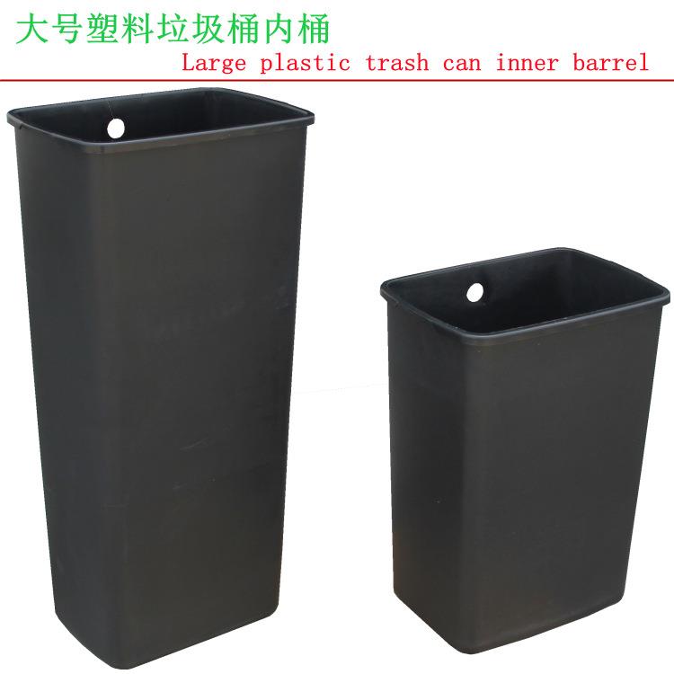 大容量方形无盖内桶户外垃圾箱塑料餐饮大厨房垃圾桶大号饭店家用