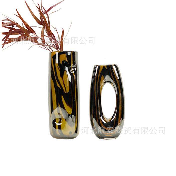 现代简约创意琉璃花瓶花器样板房售楼处桌面茶几琉璃工艺品,节庆用品/礼品,新娘配件,淘宝优惠券,粉丝福利购,淘宝优惠卷