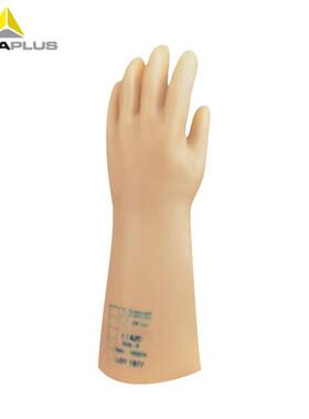 代尔塔207000系列天然乳胶绝缘手套电工作业防护手套