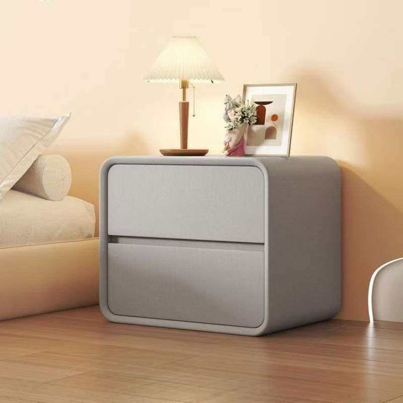 现代简约床头柜奶油风小型高级实木收纳免安装轻奢卧室床边家用,电子元器件市场,其它元器件,淘宝优惠券,粉丝福利购,淘宝优惠卷