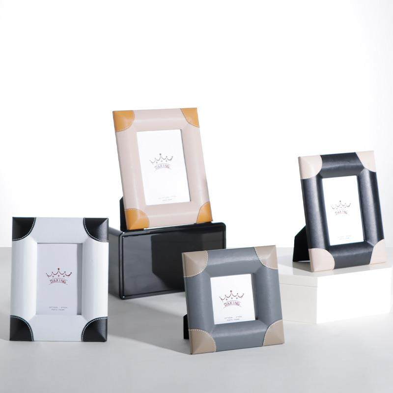 梵茜简约现代风超纤皮革相框装饰摆件样板房卧室软装相框相架摆设,农用物资,其他肥料,淘宝优惠券,粉丝福利购,淘宝优惠卷