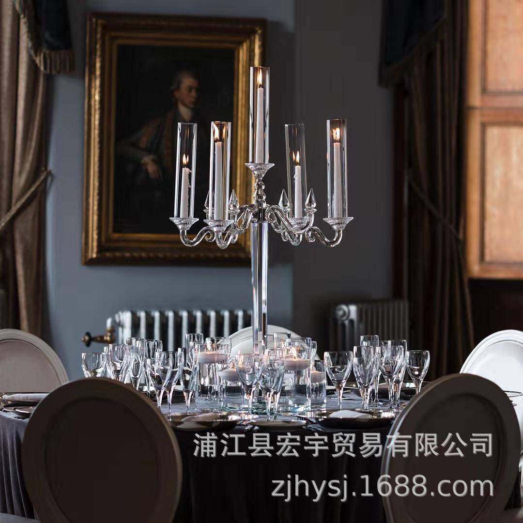 欧式婚庆五头水晶烛台家居装饰摆件浪漫婚庆道具餐桌烛台,鲜花速递/花卉仿真/绿植园艺,割草机/草坪机,淘宝优惠券,粉丝福利购,淘宝优惠卷