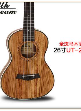 供应27寸乌金木薄桶木质小吉他UT-226T乌克丽丽夏威夷小吉他