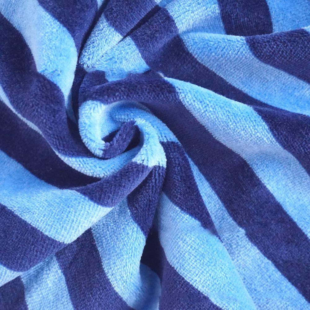 厂家供彩条色优织大循环天鹅绒柔软cDHF舒适vc彩色条纹天鹅绒