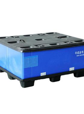 博轩周120可折叠围板箱NLK汽车零件塑部料转1箱