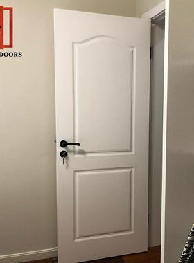 美法代式长复合烤虹玻璃圆弧带扣白色漆现简约厨房卫生144间线木