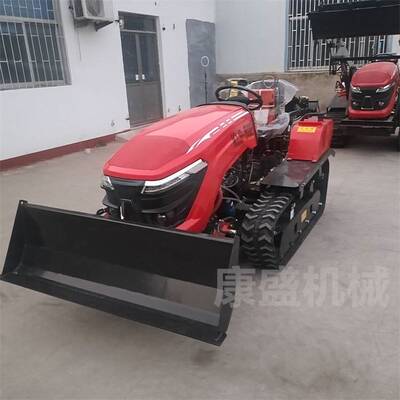 新型50马力履带拖拉机 前推土四驱耕地机 多缸田园管理机
