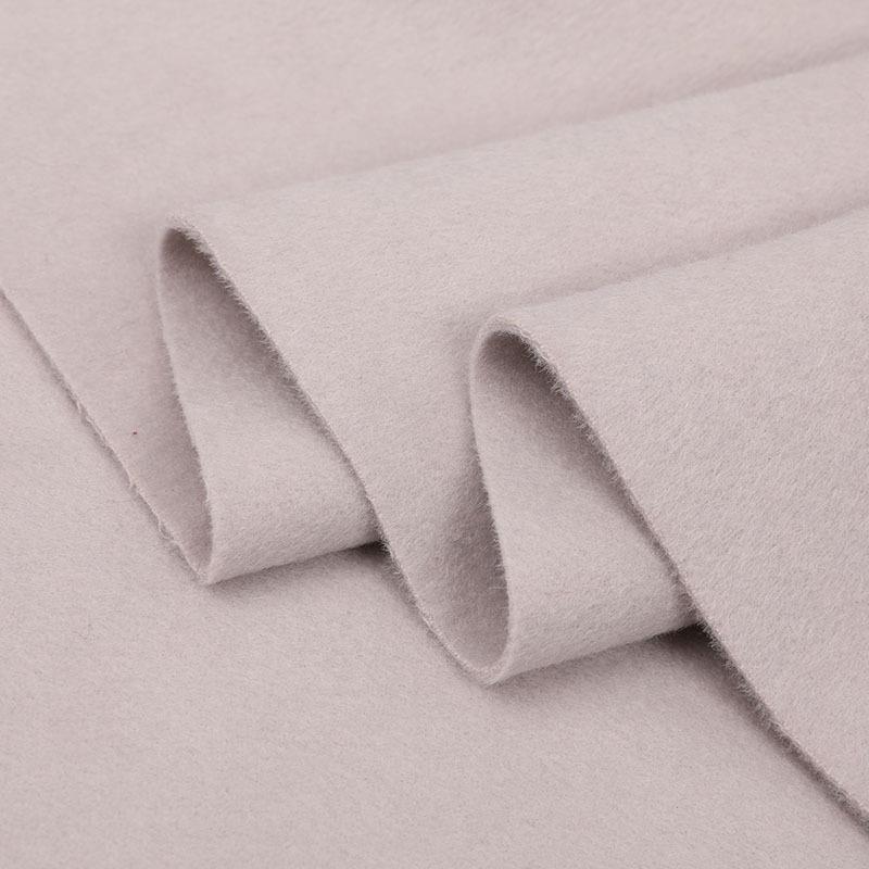 毛呢面料全双面羊g呢羊毛面料830/850g浅色系温暖毛童装大衣UBD呢