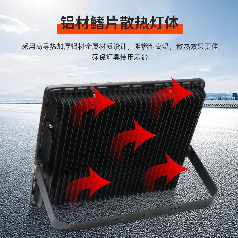 LE投光灯户外长方款集水IP66足D厚防款30TI50114W100W200W泛光灯