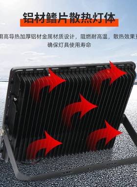 LE投光灯户外长方款集水IP66足D厚防款30TI50114W100W200W泛光灯