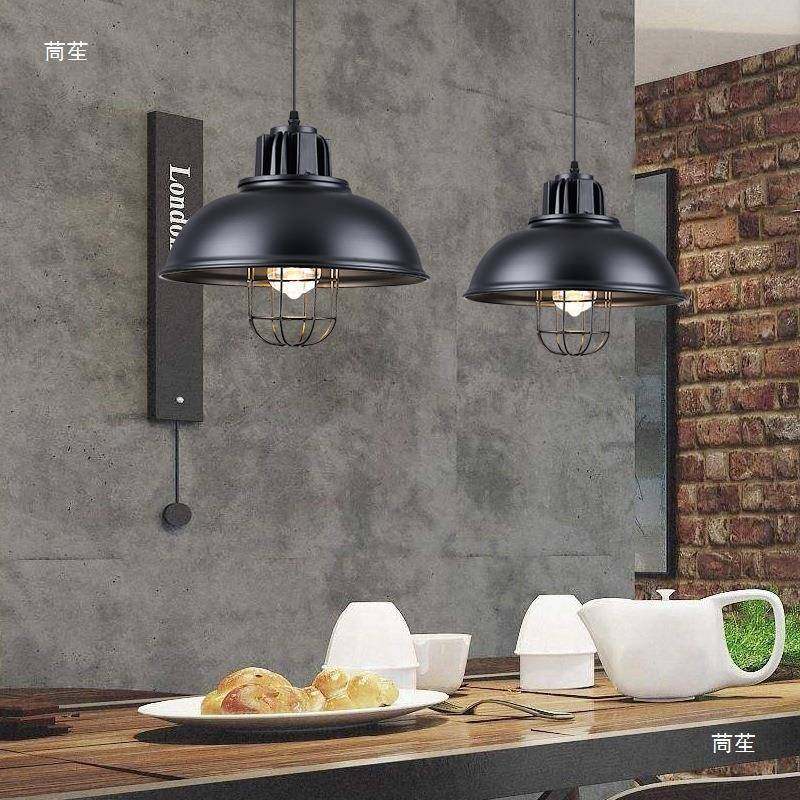 loft美式复餐古性饭店酒吧台个吊灯简厅约工业风铁艺怀旧92灯罩,家装灯饰光源,智能吊灯,淘宝优惠券,粉丝福利购,淘宝优惠卷