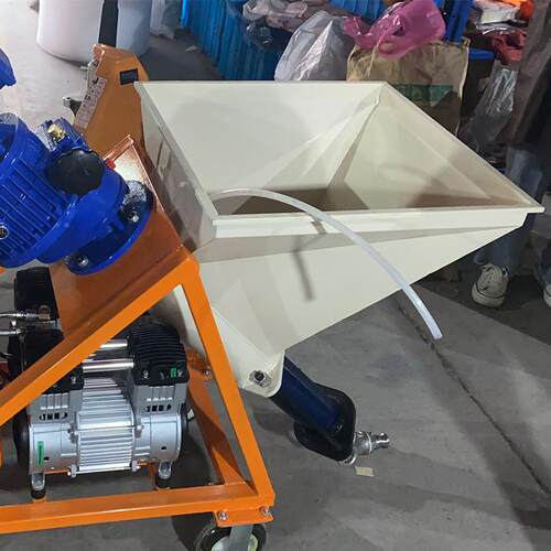 泥灰浆水喷涂设备隔墙音涂料动外喷料js-8978机小型可移式装修施