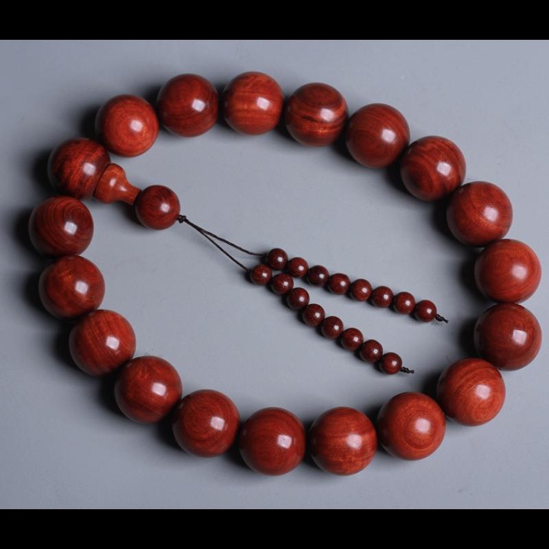 汽后车挂件紫檀珠吊手念持珠挂饰品车用创意视圆珠车内饰