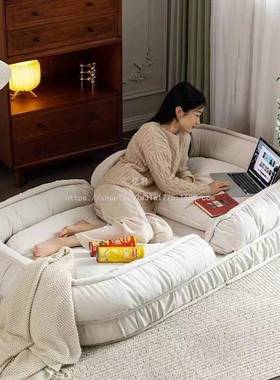 亿君狗单床窝阳LNW人台房间双人卧室巨大人类网红沙发折叠懒人沙