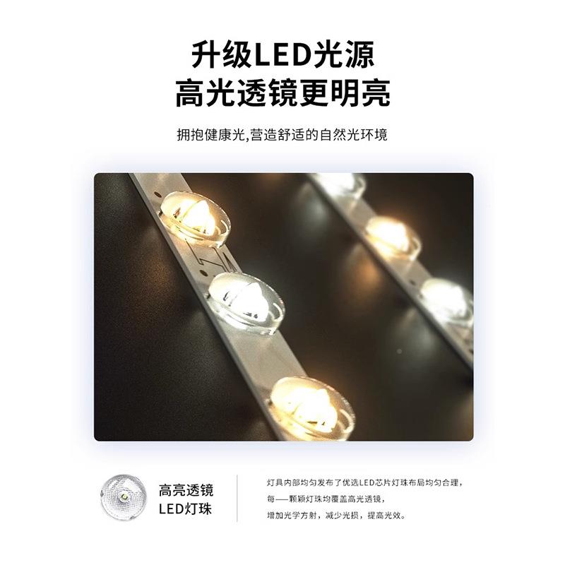 全光谱客厅吸顶简灯大现代约气主卧室护眼超薄灯le934d全屋大厅灯