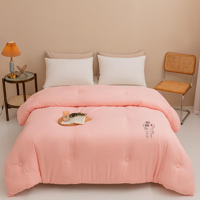 被顺丰包邮类豆纤维加厚冬被春秋四大季通用舍保暖棉学生宿被cp#5