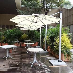 岗亭户外遮阳伞门卫站岗台户外伞庭院伞摆摊门岗售楼部太阳伞