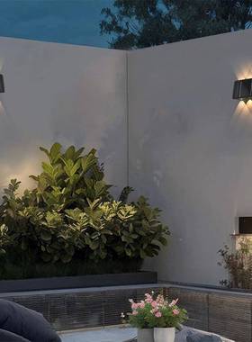 阳LED户外节能壁SY-HWD1灯庭新款简室外双头壁灯防约水台洗墙灯院