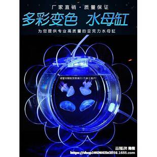 创业ALali—8摆摊专用缸水母全套智能地循环水缸摆摊养殖缸养网红