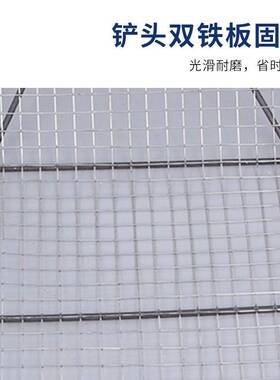 VLEN 筛土铁锹头 农用过滤花生玉米网眼漏土锨 方铲 5E00547