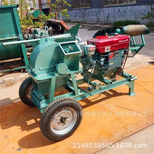 西粉工废旧木碎材碎机果树枝粉锯末木料农HF50-30村创陕业致富机