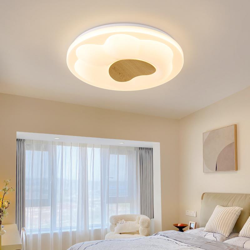 儿童卧室灯原木房奶顶油间LM3713风温馨浪漫猫爪吸灯创意男孩女孩