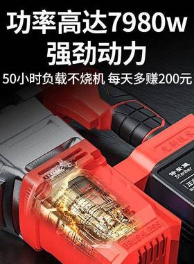 业德国无刷电锤凝多功电能UGL大功率充电电镐冲击钻混土锂电工具