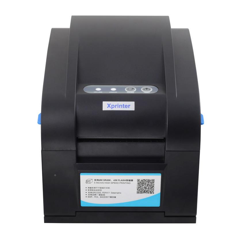 芯B烨XP敏-350B/370/3350B65B热不干胶签打印机80MM标服装吊牌贴