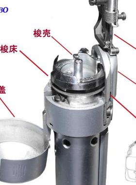 宇博4468365高合柱车电动单针综送料竖长型型高头车吃厚特高缝纫