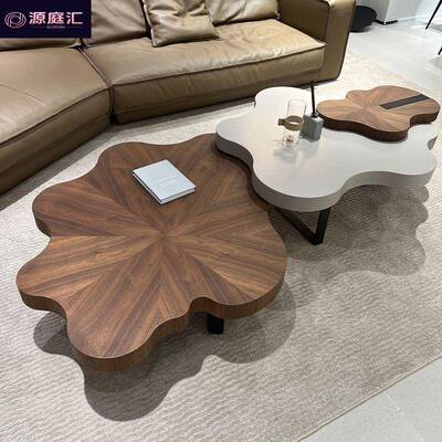 中古风云几朵2茶几不茶规则茶异形家用客PQQ厅网红轻奢简约025高
