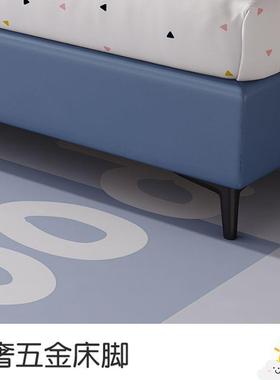 k儿a童床K用轻奢白色简约现代女孩男孩单LUF人儿童床云家朵小户型