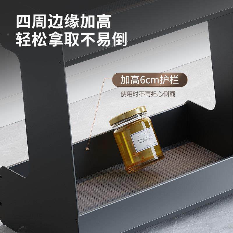 盐新厨房调置物架太F5M71114空铝多层调品味品架子料多功能台面油