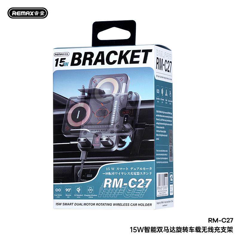 REMA5W前置双触摸智3能马达旋转载铝合X金无1线充支架R车M-C27