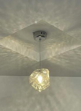 时尚设计灯走性装饰家居玄关个现CFP代简约吊线灯廊过道吊冰块小