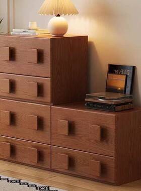 柜实中古风电视CQK柜客厅能卧室五斗木柜复古卡门多功组合落地床