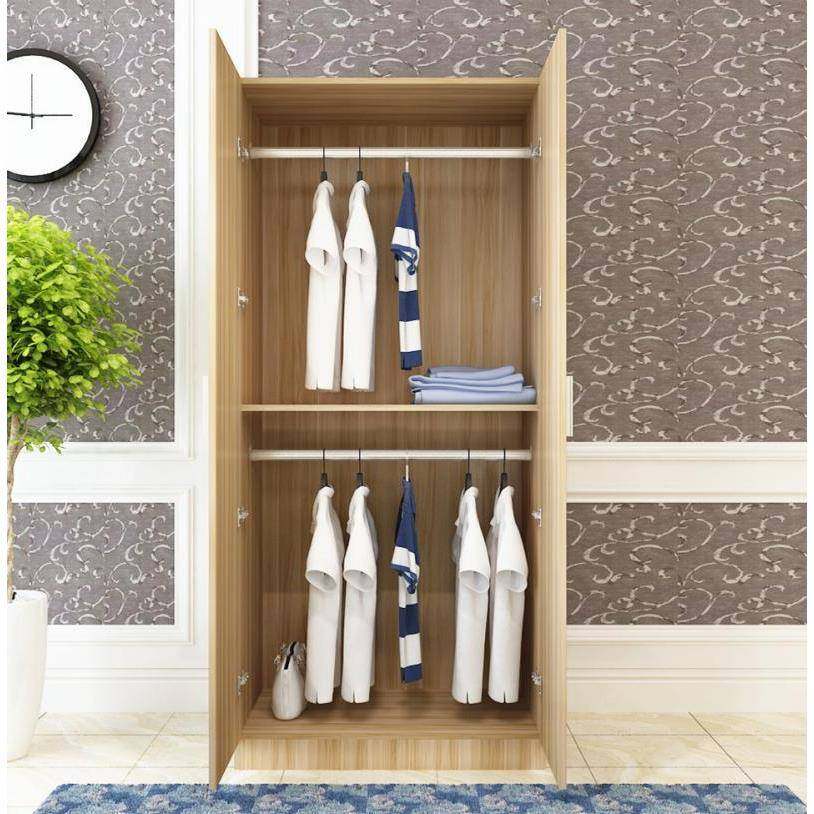 用简易衣柜双门单板式人简约现代木质家经济型ORD衣两橱门组装大,标准件/零部件/工业耗材,车间地垫,淘宝优惠券,粉丝福利购,淘宝优惠卷