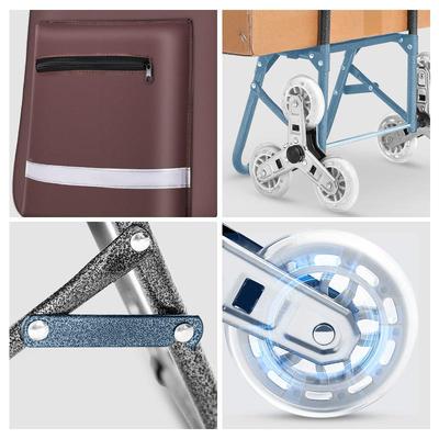 购拉物菜买手拉车爬楼折叠小推车家NTZ014便携杆老人用拖车轻便