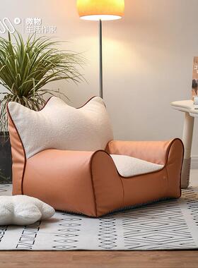 儿童懒人睡沙发阅5读书角布置宝婴UIM宝凳坐地可躺可儿可爱小沙发