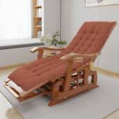 式 实木椅摇摇椅躺椅午休阳台家AXS中用成人休闲老人睡子懒人发沙