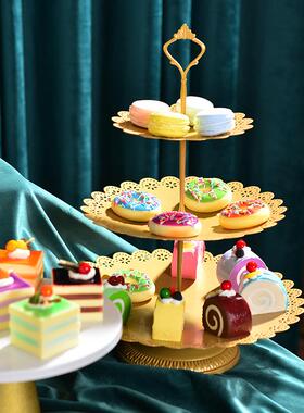 欧式品台摆件架展示点婚庆甜点TB-64157冷餐茶歇蛋糕架子摆台下甜