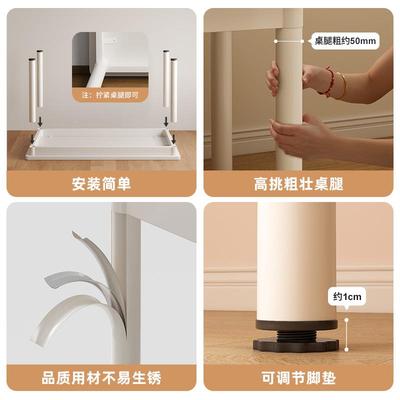 厂白色书学桌生家用桌简台易子卧室A761AAA女生化妆桌工作电脑桌