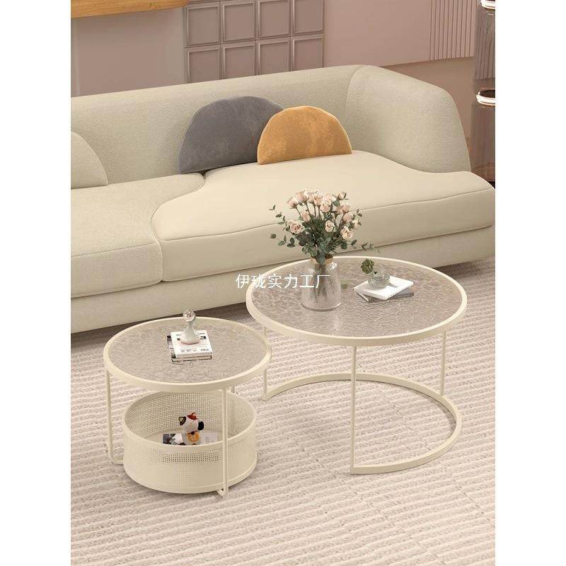 厅客奶油网红几玻可MLB移动茶组合简约家用小户型璃圆几带轮沙发,农机/农具/农膜,其它农用工具,淘宝优惠券,粉丝福利购,淘宝优惠卷