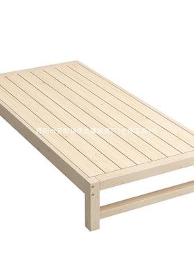 人ALJ6实木床加宽床简约现代榻轻榻米单床zssm奢成人学边生床可无