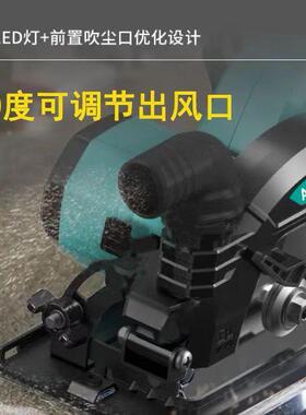 大功率单锯灯带6切寸电圆锯锂电圆盘LJX锯石材割机手木工多功能电